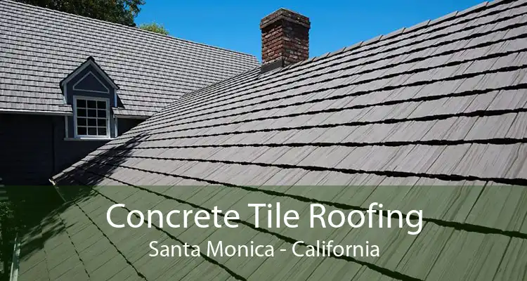Concrete Tile Roofing Santa Monica - California